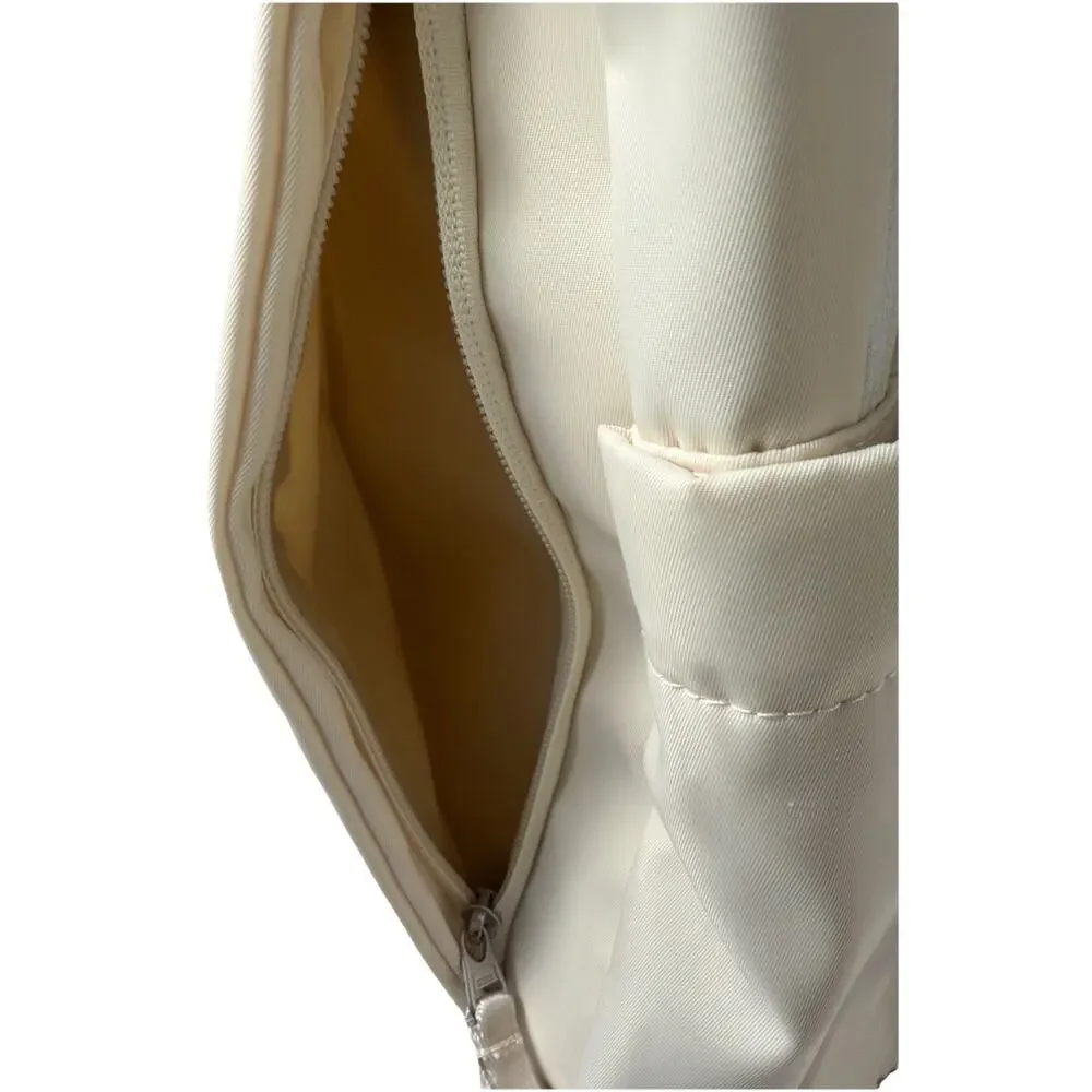 All in Motion Backpack Cream Lifestyle Bag School Travel Casual 17.5” NWT